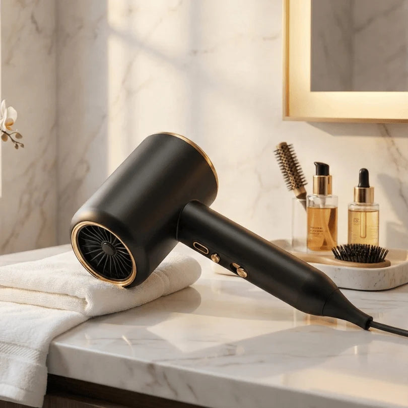 Hair Dryer 2400W Ionic With Concentrator & Diffuser
