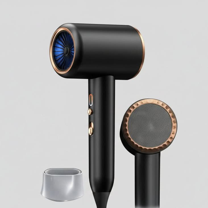 Hair Dryer 2400W Ionic With Concentrator & Diffuser