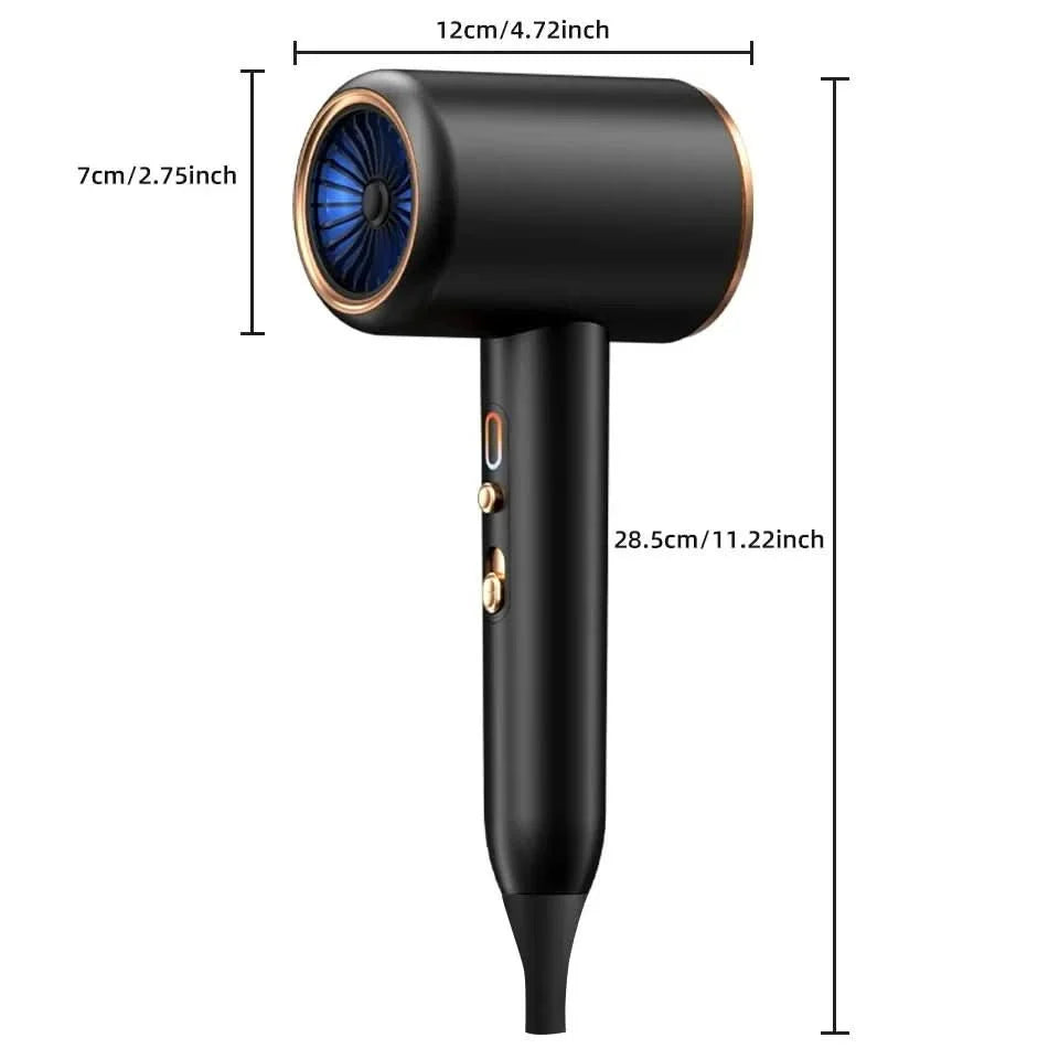 Hair Dryer 2400W Ionic With Concentrator & Diffuser