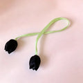 Hair Ribbon Floral Detail Soft Fabric Adjustable