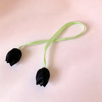 Hair Ribbon Floral Detail Soft Fabric Adjustable