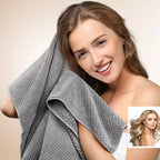 Hair Towel Wrap Velvet Microfiber Quick-Drying Frizz-Reducing