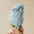Hair Towel Wrap Velvet Microfiber Quick-Drying Frizz-Reducing