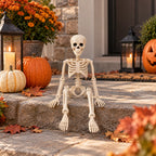 Halloween Skeleton Articulated 40cm Realistic Bone
