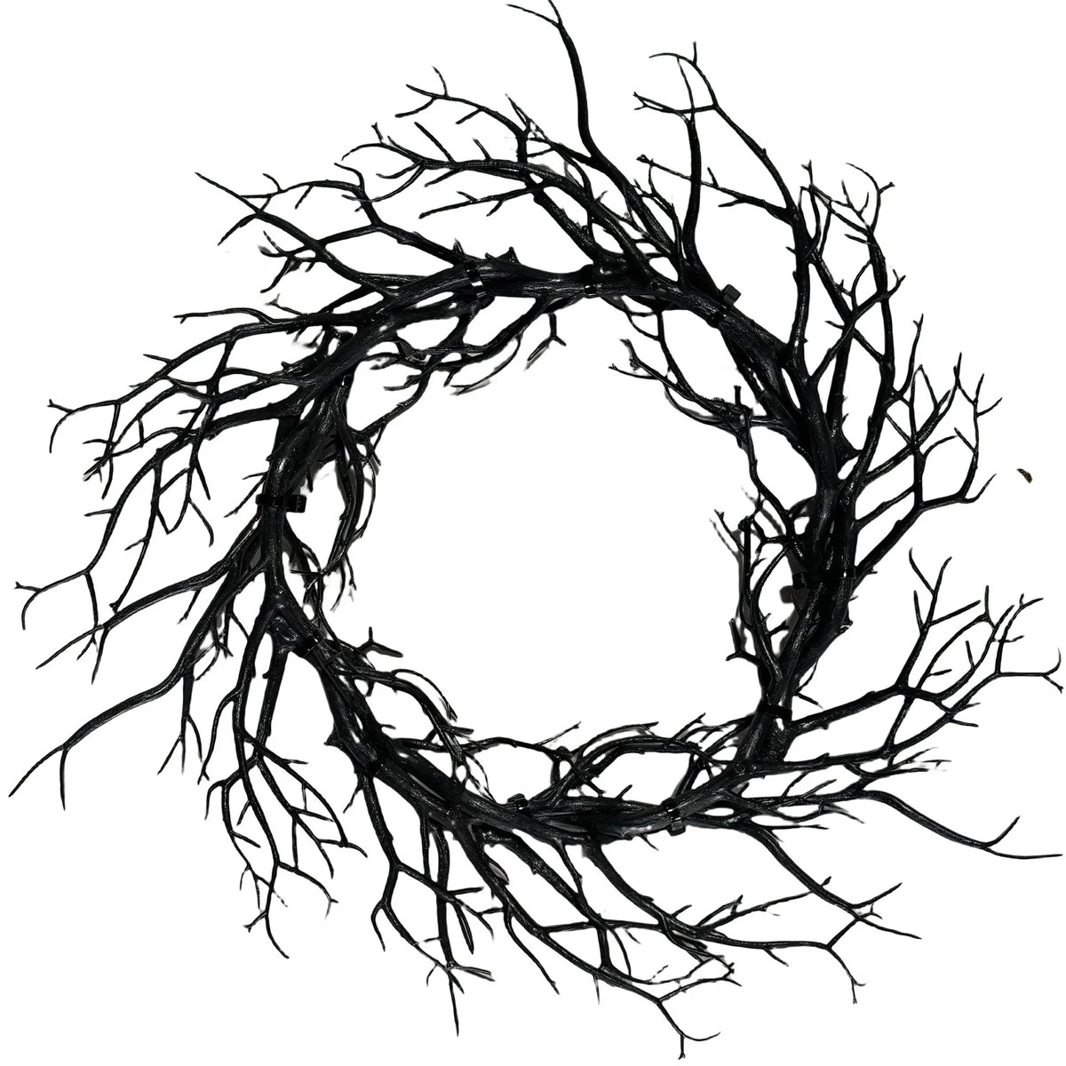 Halloween Wreath Artificial Branch Lightweight Rustic Decor