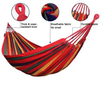 Hammock For Two Spacious Cotton Blend