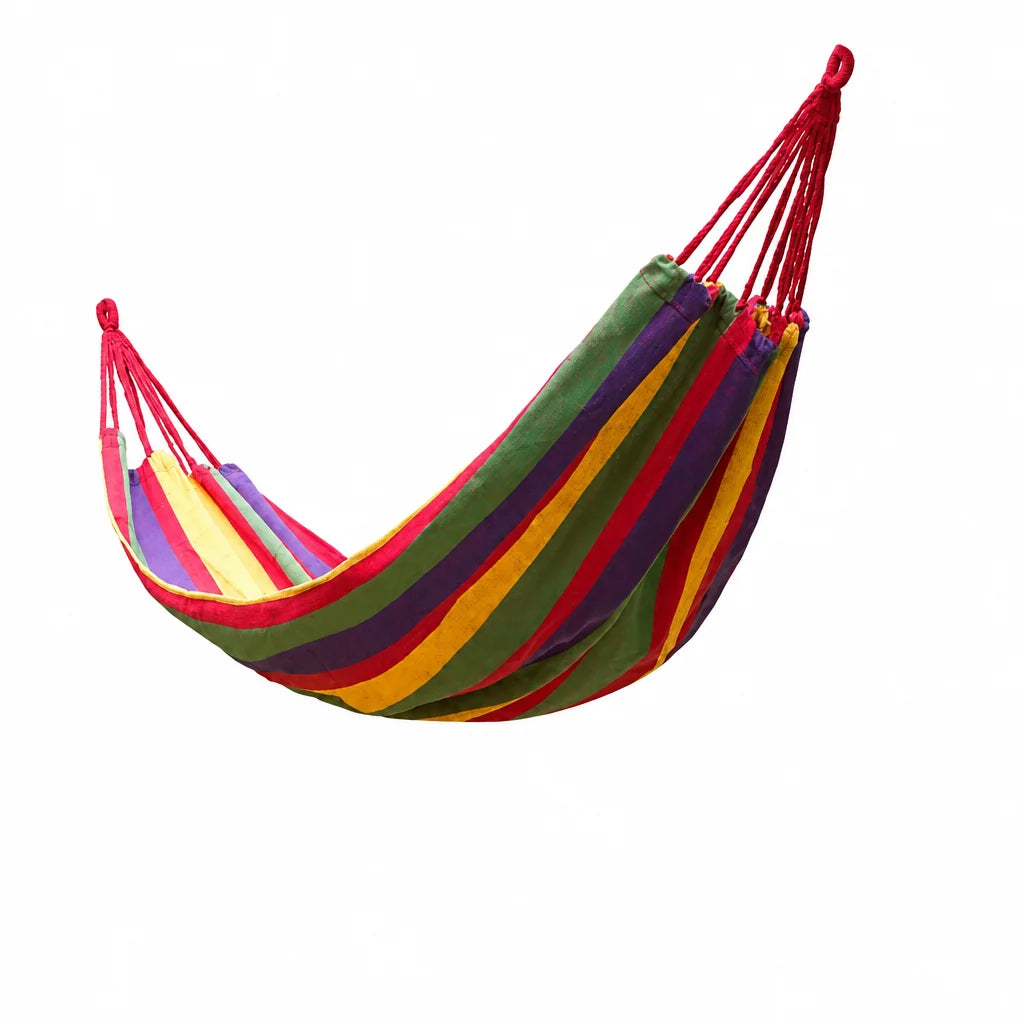 Hammock For Two Spacious Cotton Blend