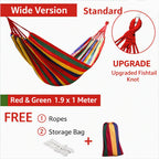 Hammock For Two Spacious Cotton Blend