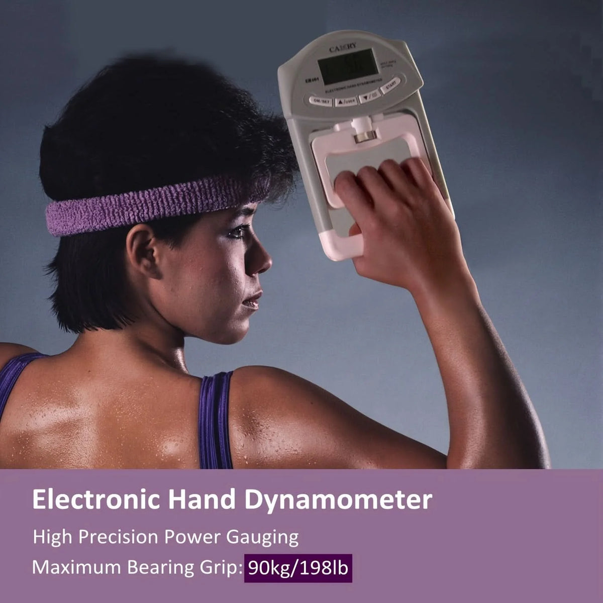 Hand Dynamometer Digital Display Automatic Peak Recording
