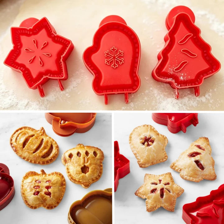 Hand Pie Mold Nonstick ABS Set of 3