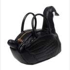 Handbag Duck-Shaped Faux Leather Spacious Interior