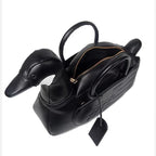 Handbag Duck-Shaped Faux Leather Spacious Interior