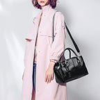 Handbag Large Soft Oiled Wax Leather Adjustable Strap
