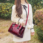 Handbag Large Soft Oiled Wax Leather Adjustable Strap