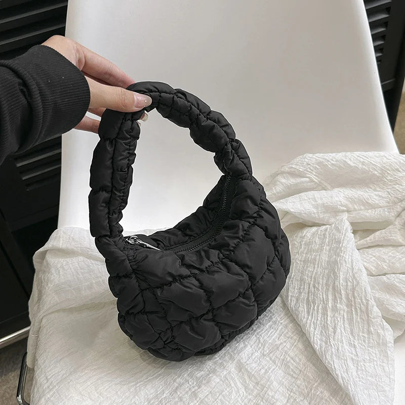 Handbag Quilted Spacious Interior Padded Handles