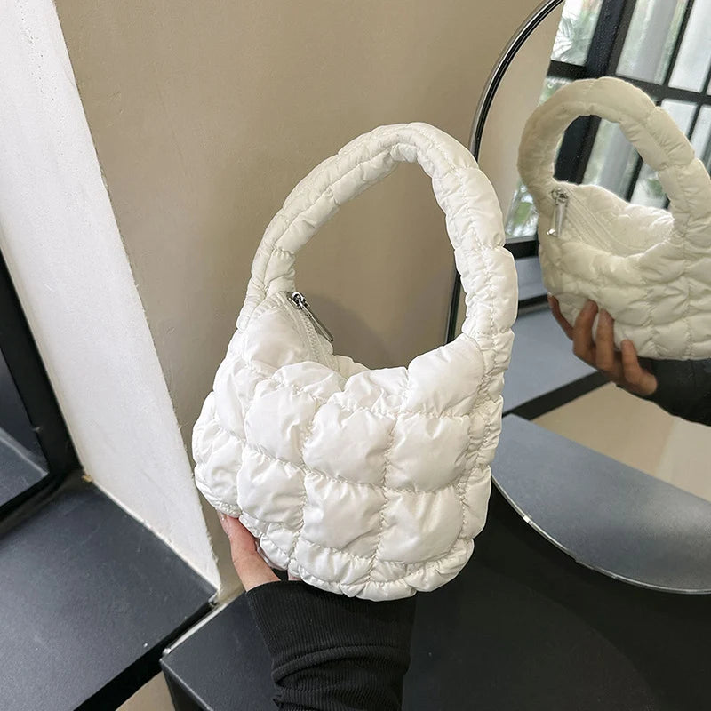 Handbag Quilted Spacious Interior Padded Handles