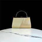 Handbag Sparkling Pleated Evening Style