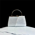 Handbag Sparkling Pleated Evening Style