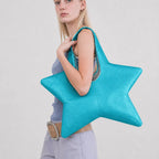 Handbag Star-Shaped Synthetic Leather