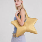 Handbag Star-Shaped Synthetic Leather