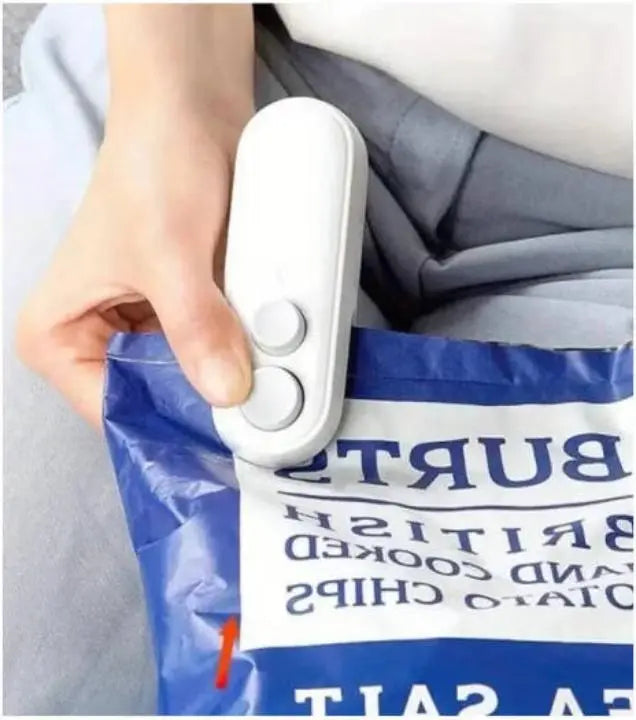 Handheld Bag Sealer 2-in-1 Cutter & Heat Sealer USB-C Rechargeable