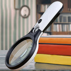Handheld Magnifying Glass 45x LED Lighting