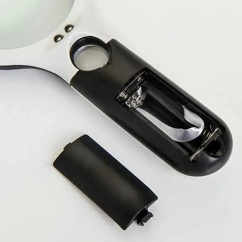 Handheld Magnifying Glass 45x LED Lighting