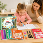 Handwriting Practice Kit Grooved Letter Tracing Screen-Free