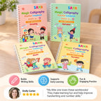 Handwriting Practice Notebook Set Grooved Pages Disappearing Ink