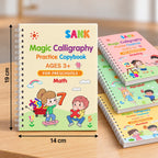 Handwriting Practice Notebook Set Grooved Pages Disappearing Ink
