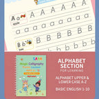 Handwriting Practice Notebook Set Grooved Pages Disappearing Ink