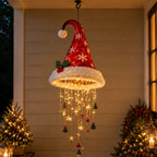 Hanging Christmas Hat Warm LED & Sparkling Pendants