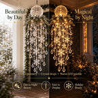 Hanging Christmas Lights Cascading LED Battery-Powered Remote Control