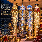Hanging Christmas Lights Cascading LED Battery-Powered Remote Control