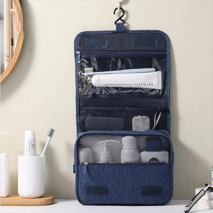 Hanging Toiletry Bag Foldable Water-Repellent Multiple Pockets