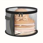 Hat Storage Box Extra-Large Transparent Window Dustproof Zipper