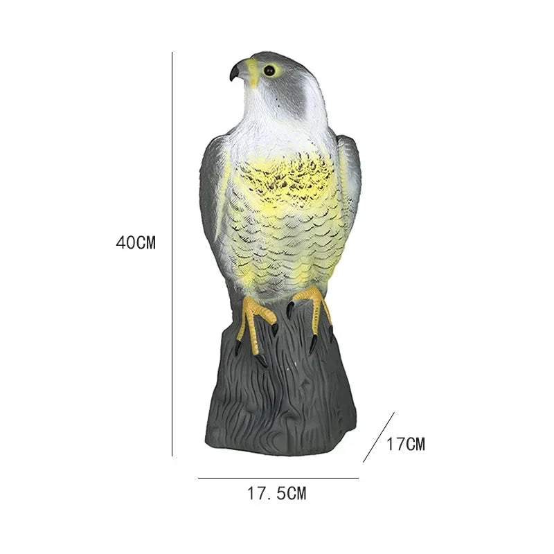 Hawk Decoy Realistic Weatherproof Resin