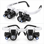 Head Magnifier Hands-Free 23x LED Light