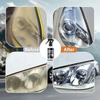 Headlight Cleaner Removes Haze & Yellowing Long-Lasting UV Protection
