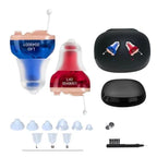 Hearing Aid Rechargeable Invisible In-Ear Clear Sound Up to 3 Days
