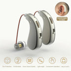 Hearing Amplifier Behind-the-Ear Rechargeable Wireless Streaming