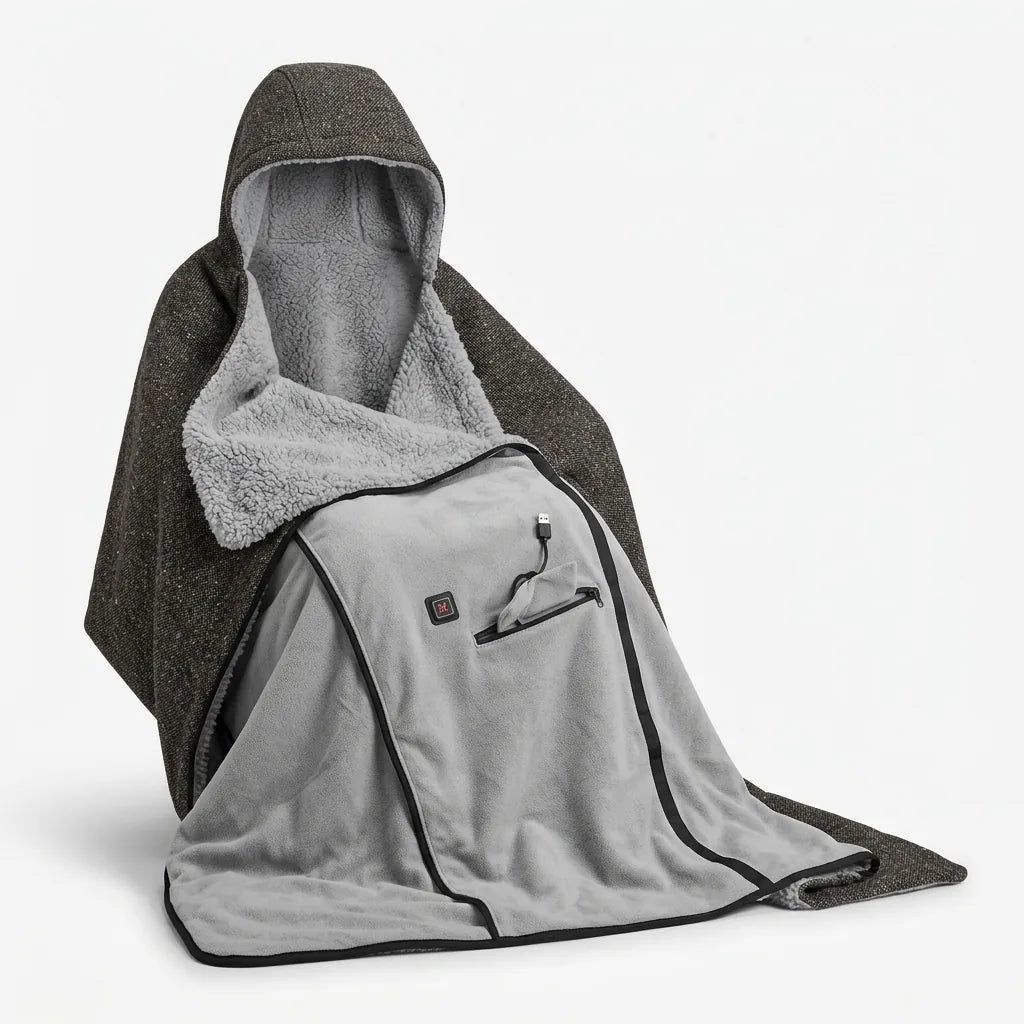 Heated Blanket Adjustable Heat Breathable Fleece