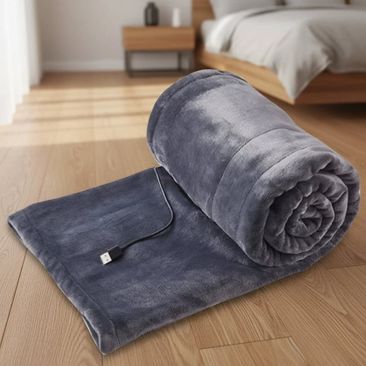 Heated Blanket USB Powered Plush Three Heat Settings