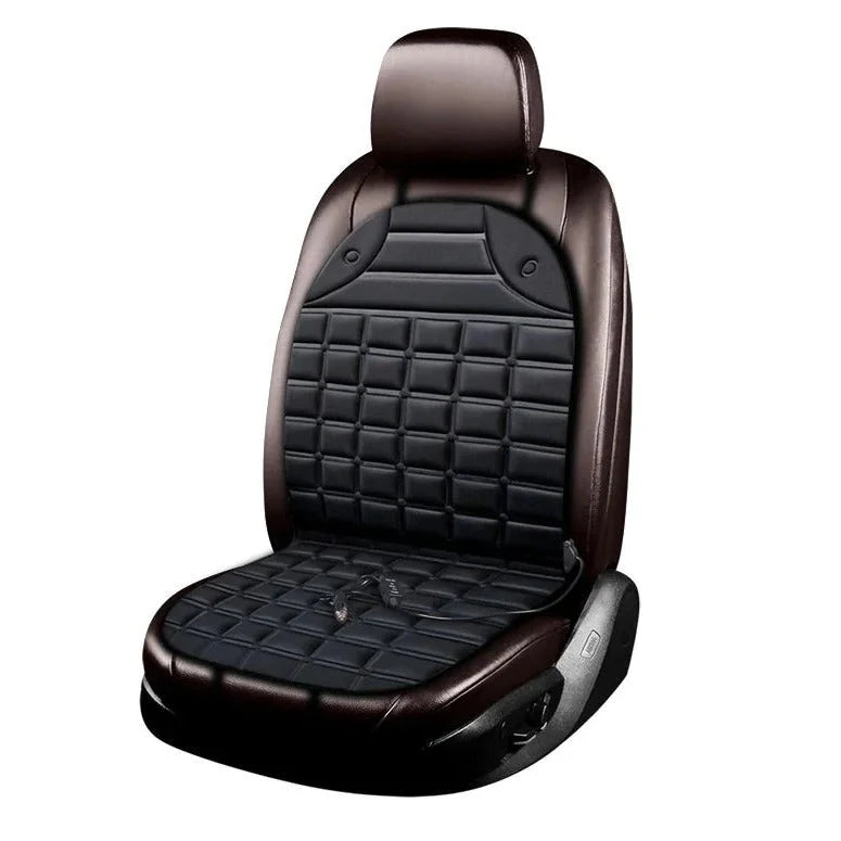 Heated Car Seat Cushion 12V Dual Heat Settings Non-Slip Backing