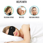 Heated Eye Mask Cordless USB Rechargeable 3 Heat Settings