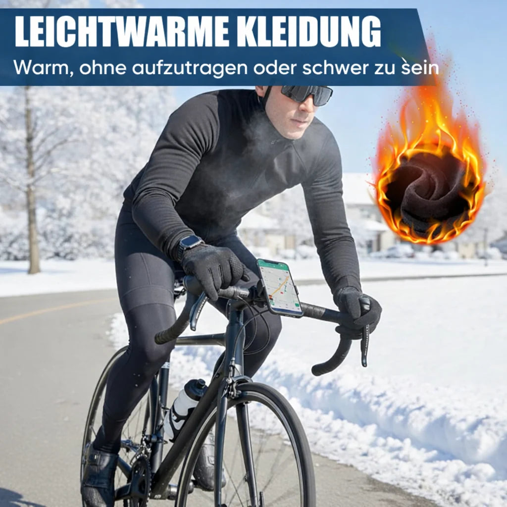 Heated Gloves Adjustable Heat Waterproof & Windproof Touchscreen Compatible