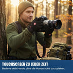 Heated Gloves Adjustable Heat Waterproof & Windproof Touchscreen Compatible