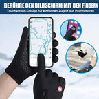 Heated Gloves Adjustable Heat Waterproof & Windproof Touchscreen Compatible