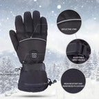 Heated Gloves Carbon Fiber Three Heat Settings up to 8 Hours