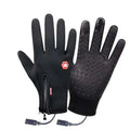 Heated Gloves Electric Heating Touchscreen Fingertips Non-Slip Grip